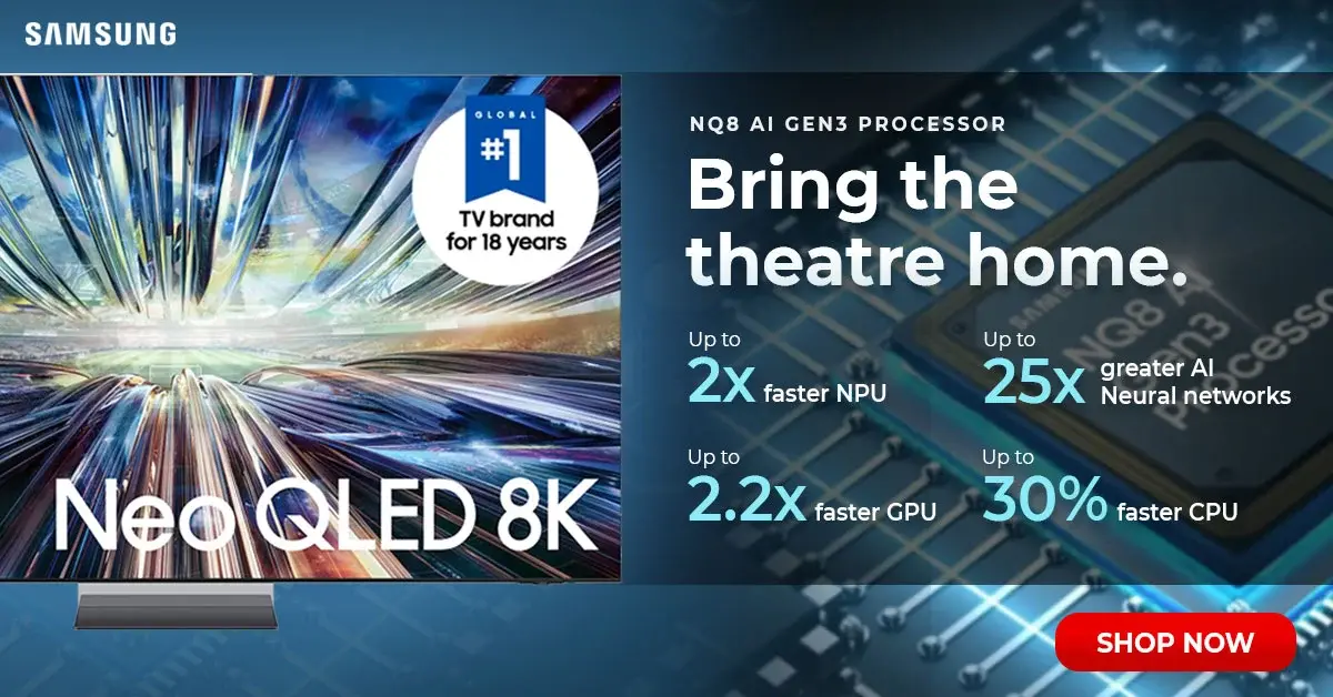 Samsung TV advertisement variation 4