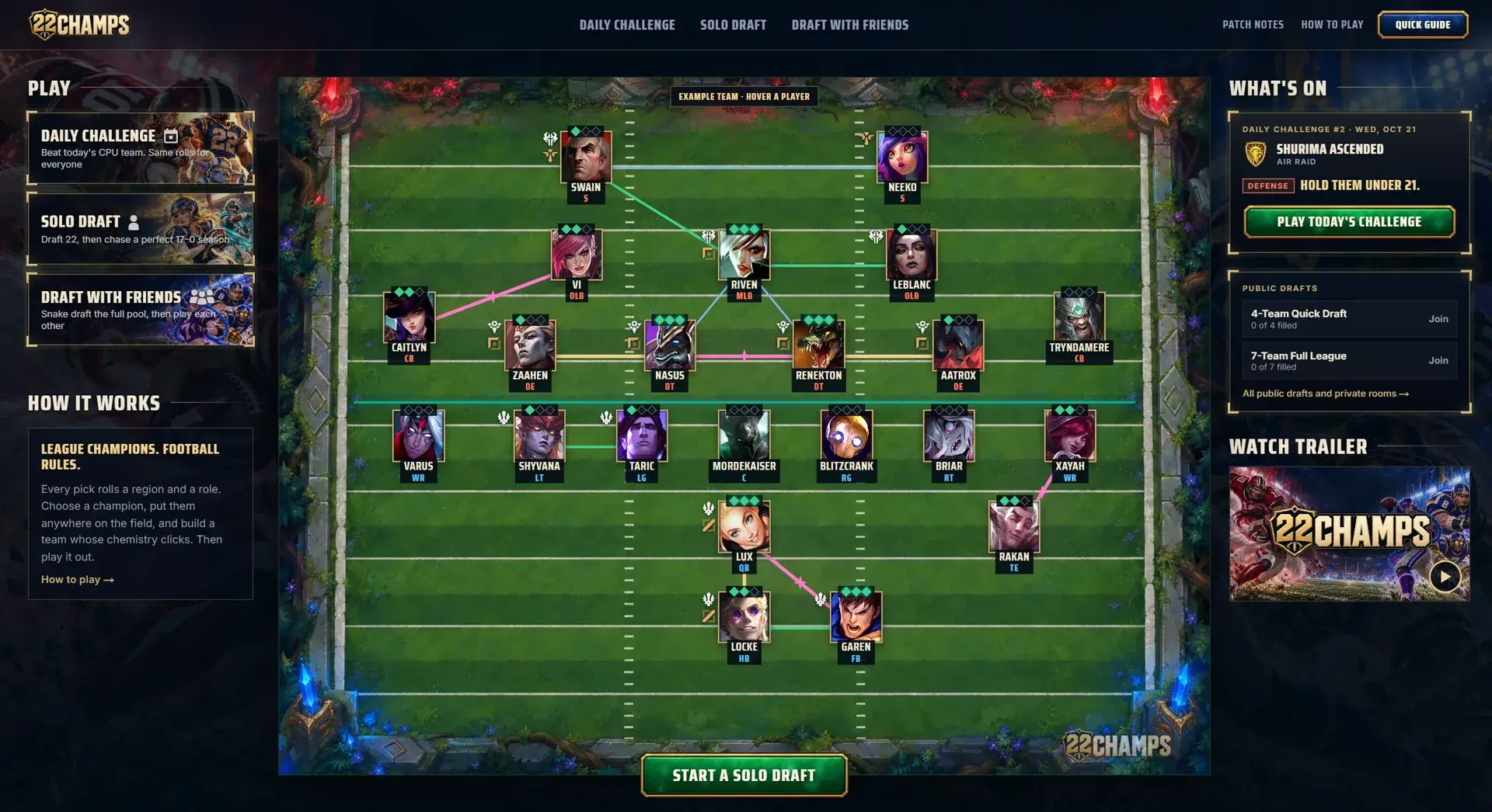 22CHAMPS screenshot 1