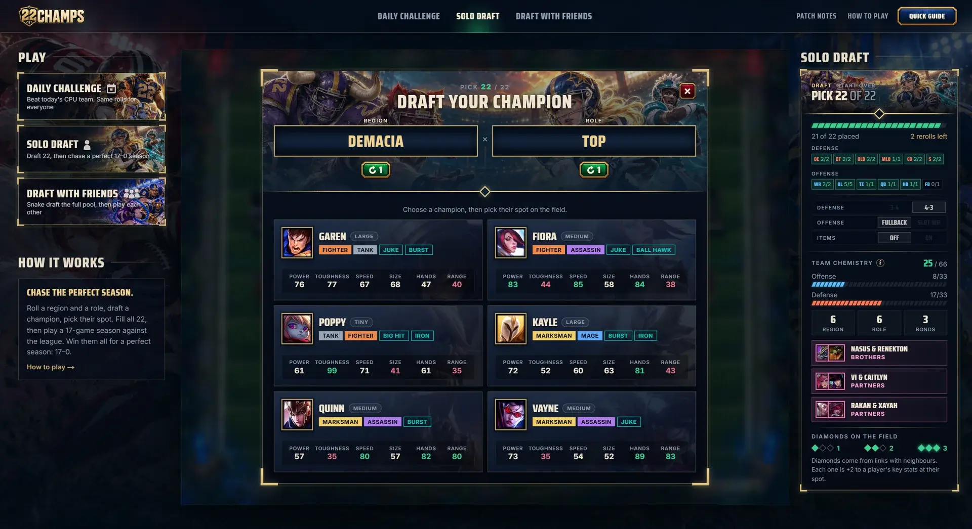 22CHAMPS screenshot 2