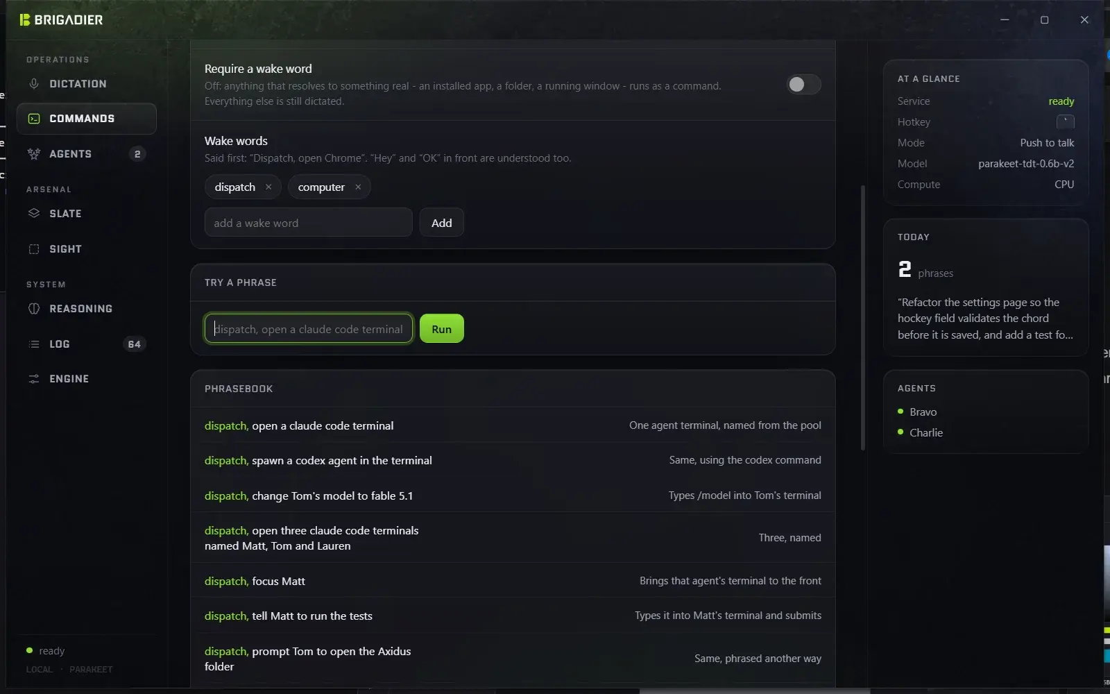 Brigadier screenshot 2