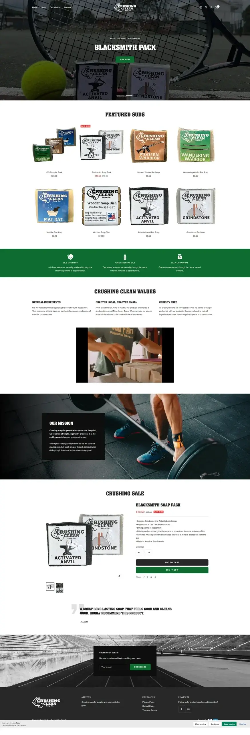 Crushing Clean Soap Co.