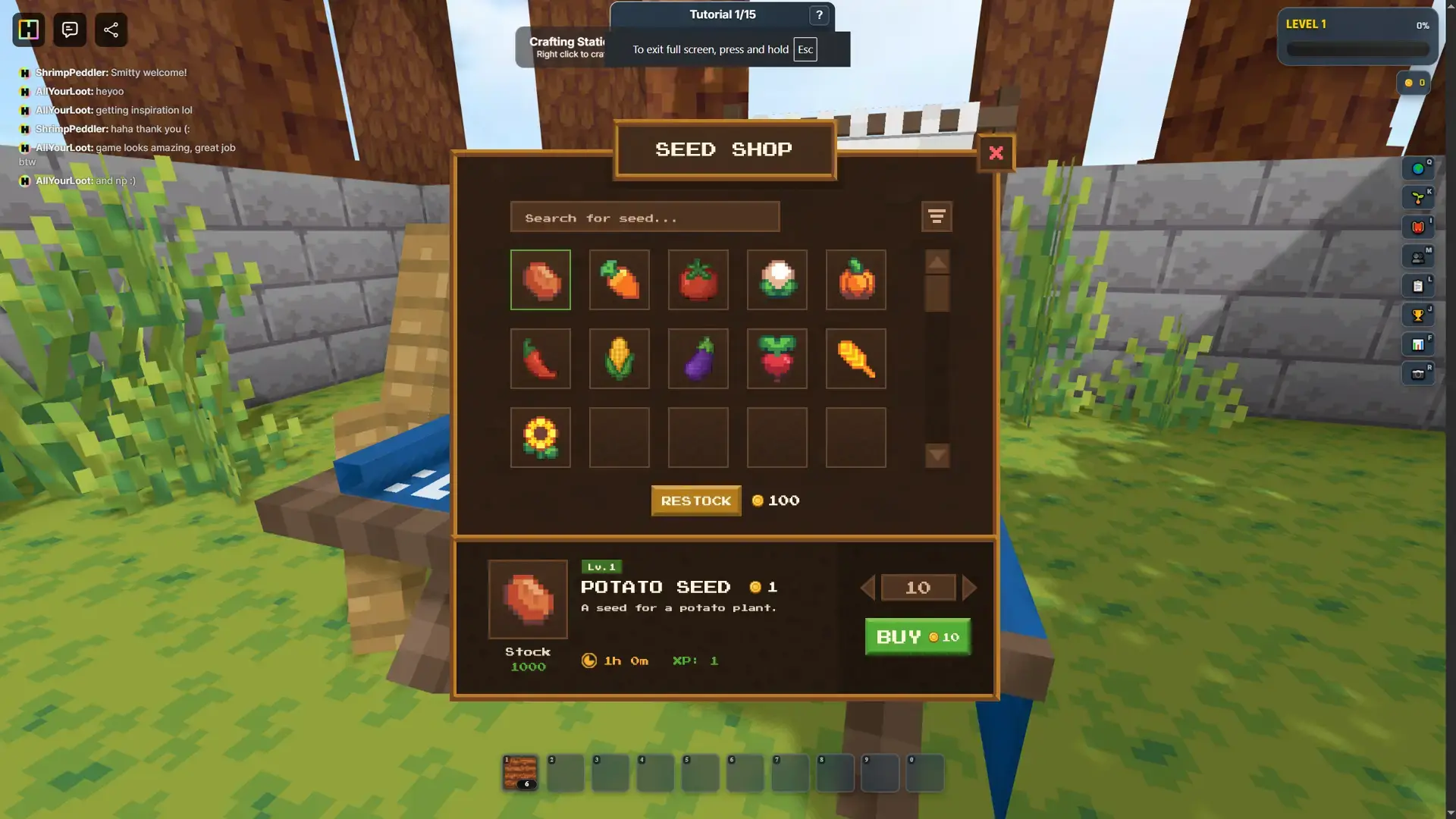 SkyGarden GUI Redesign screenshot 1