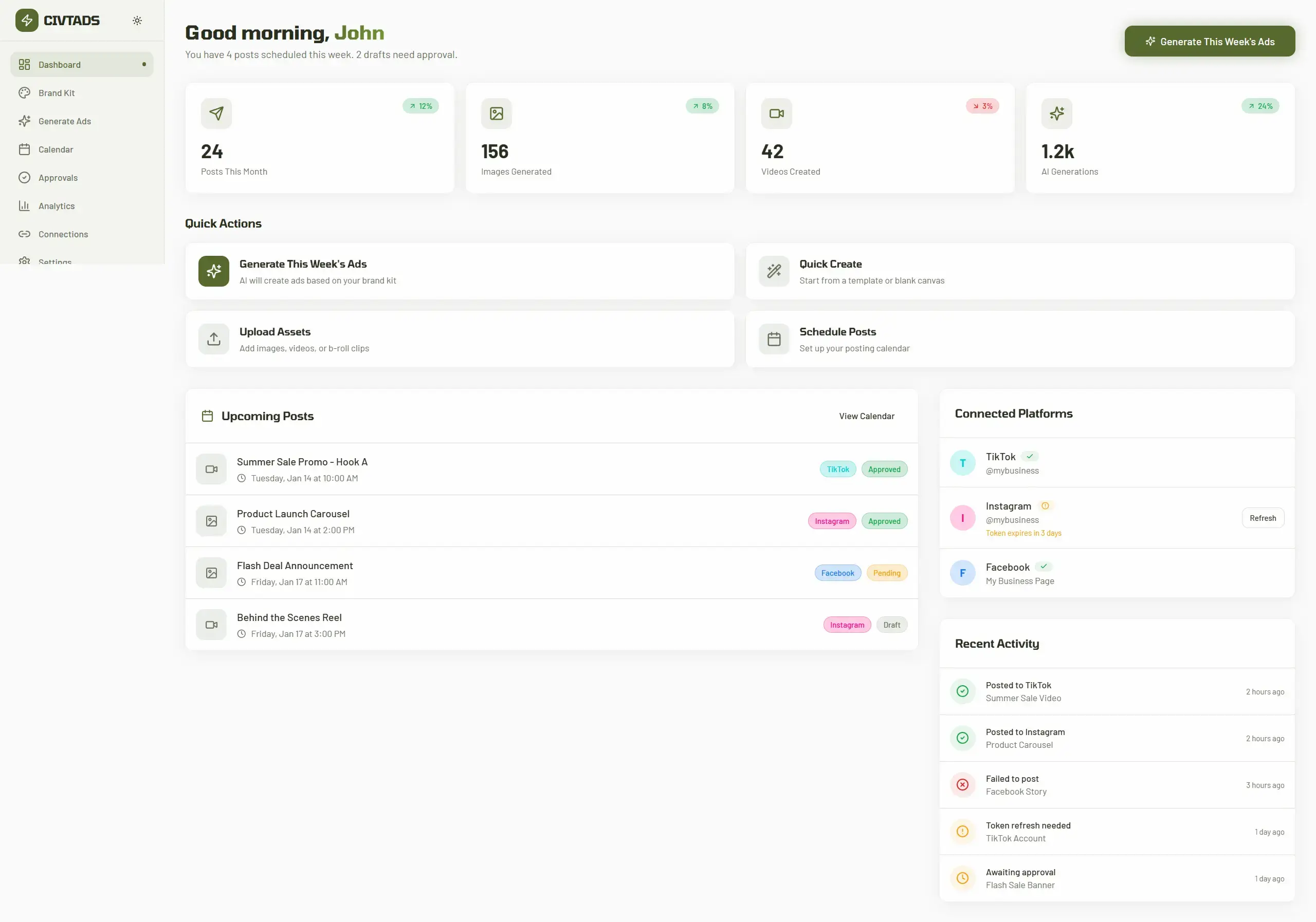 Social Ads Generator